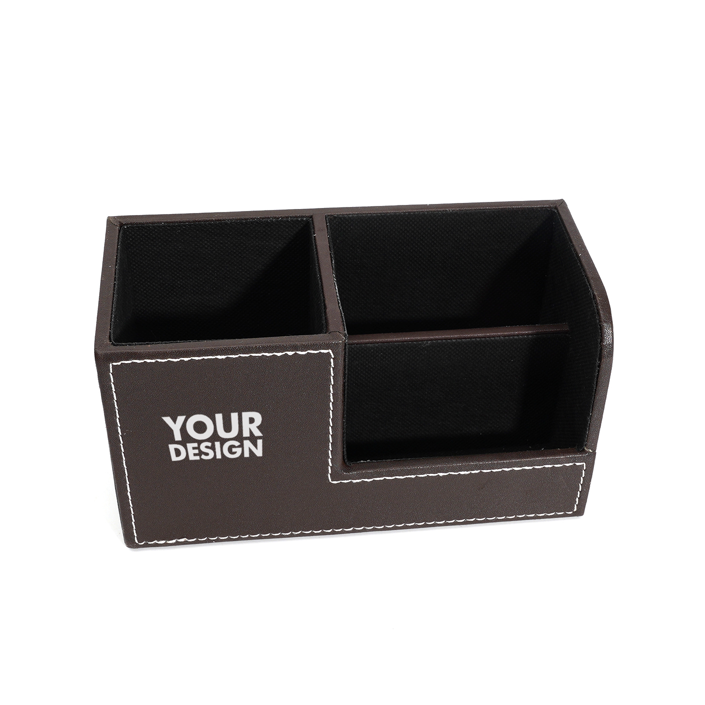 Leather Desktop Pen Storage Holder2