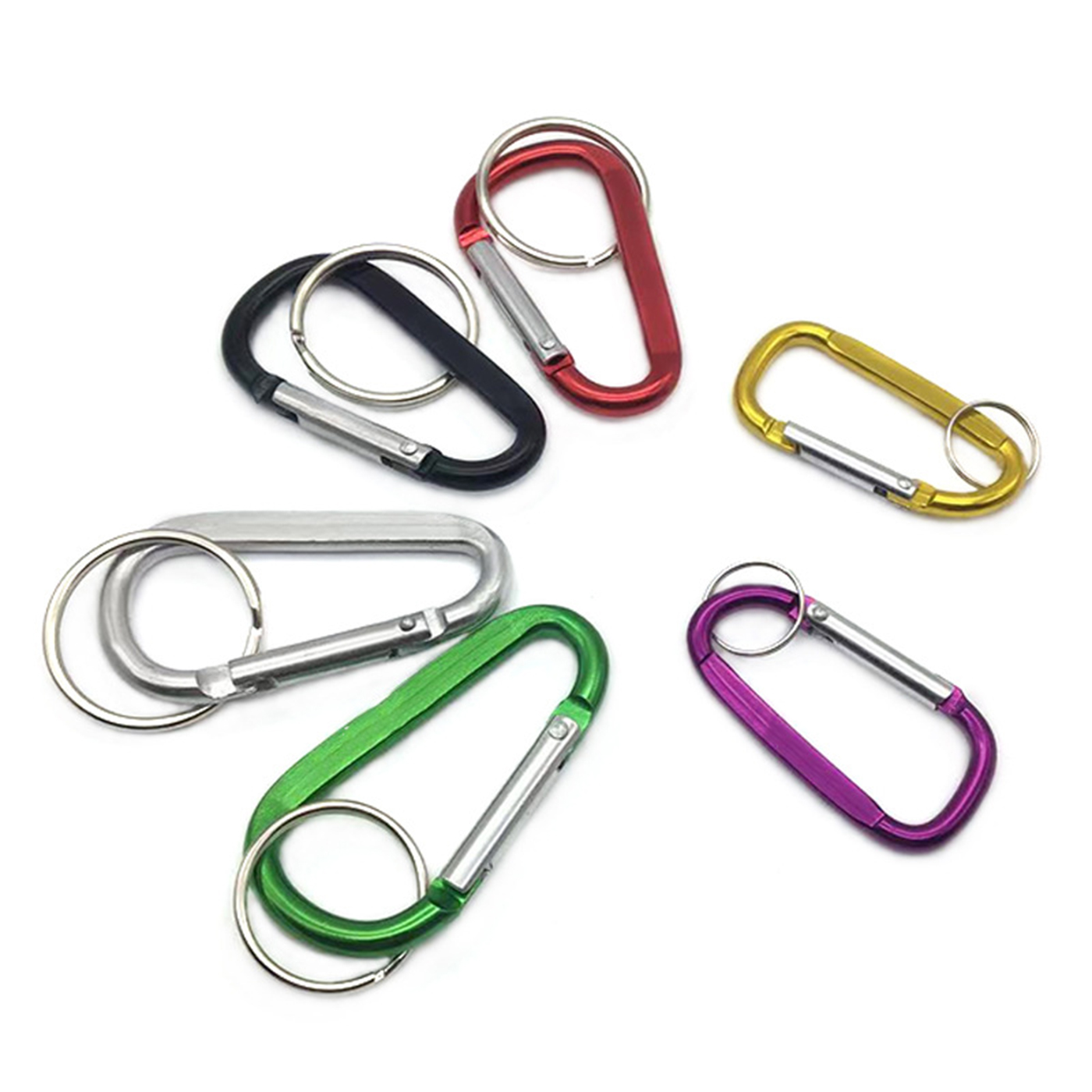 Aluminum Alloy D Shaped Hook Carabiner2