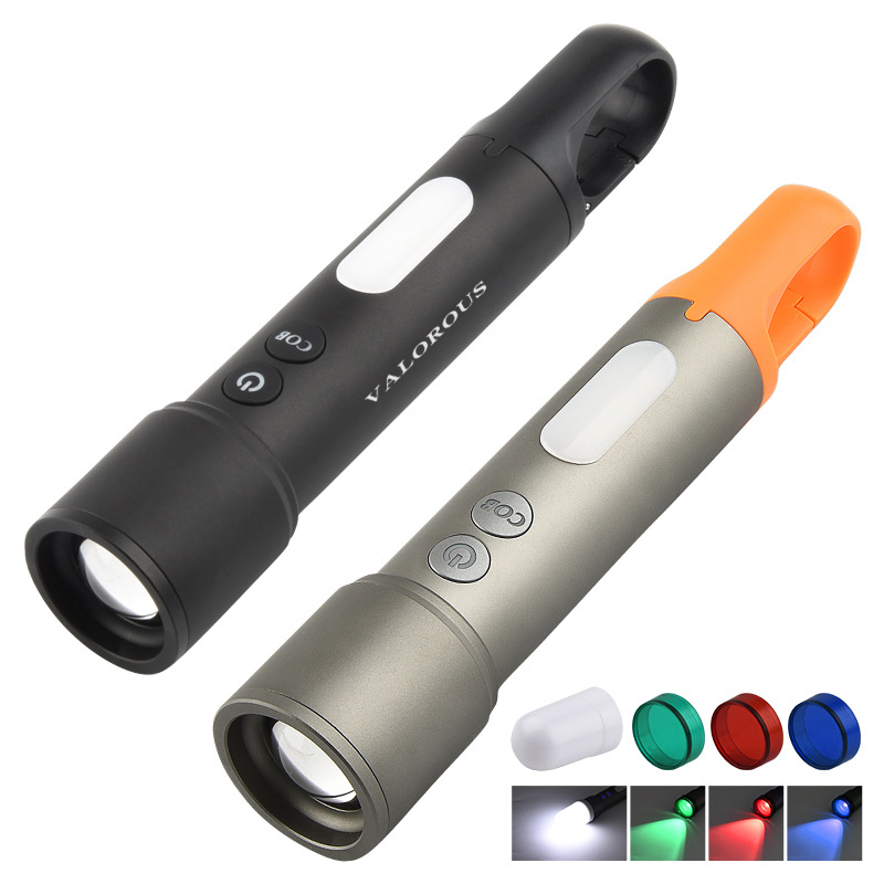 Rechargeable Color Changing LED Flashlight