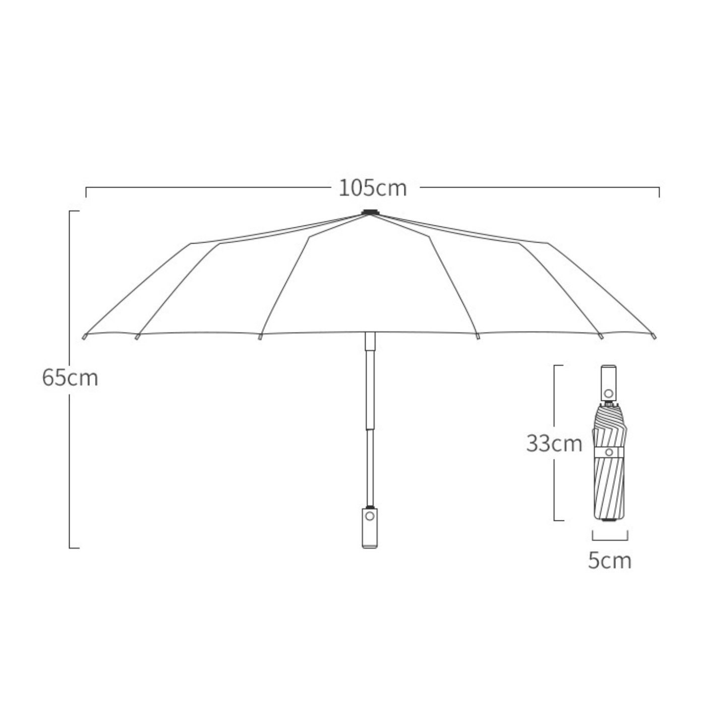 Portable Automatic Folding Umbrella2