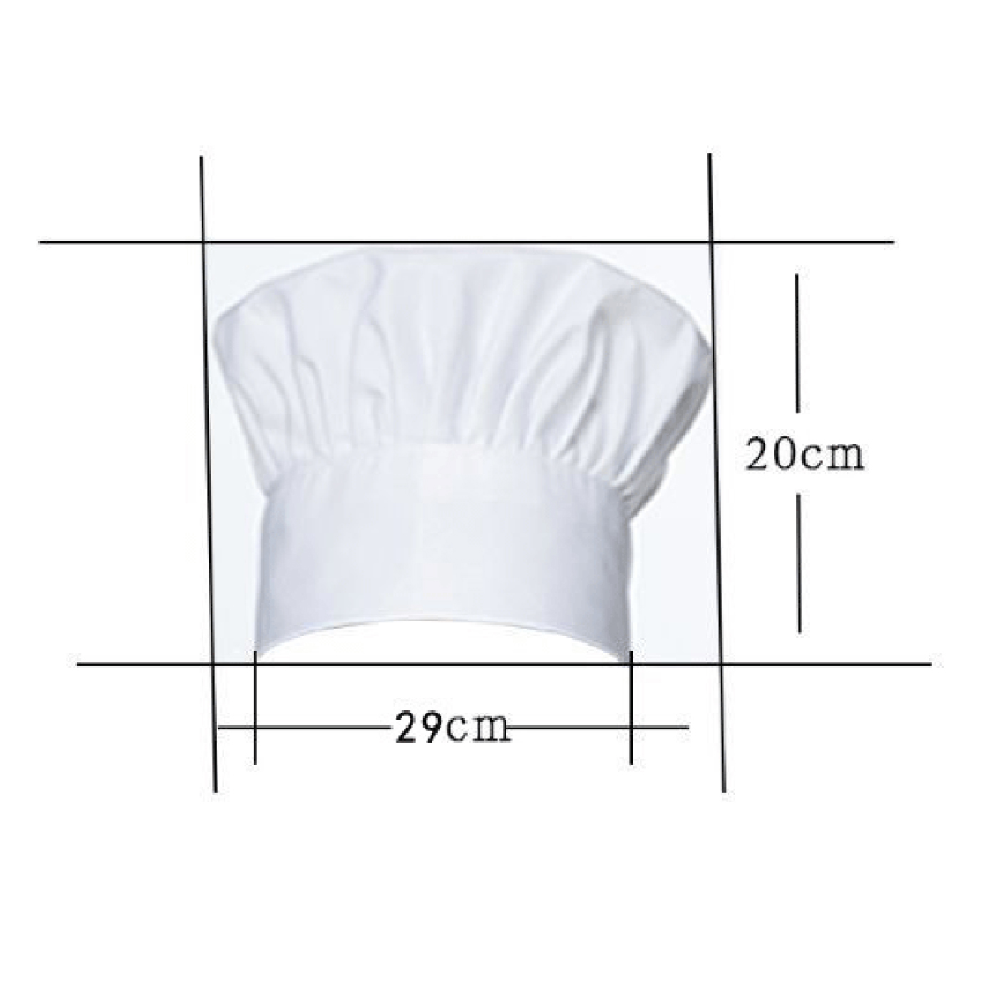 Adults Adjustable Elastic Band Chef Hat2