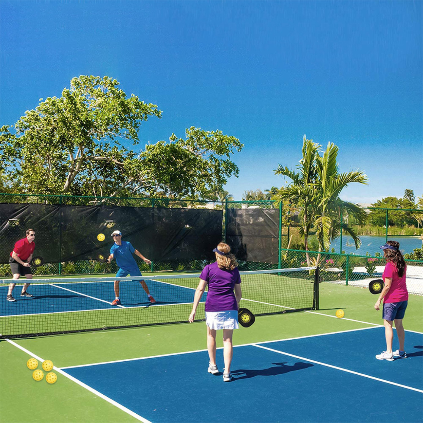 Fiberglass Pickleball Paddle Racket Set3