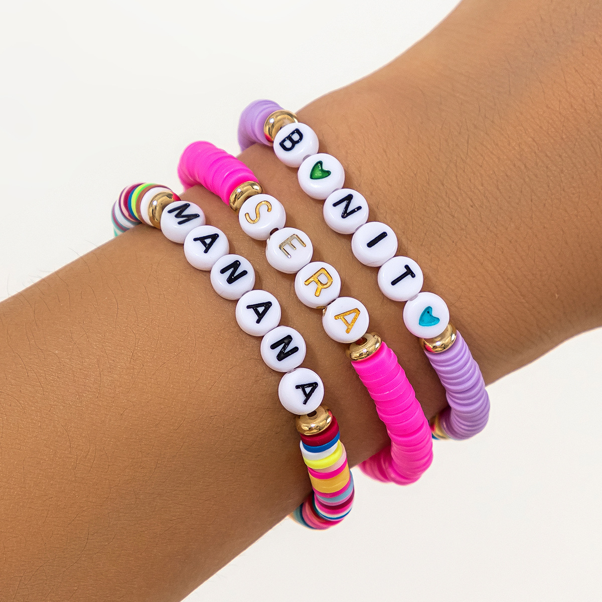 Stackable Colorful Bracelet Set