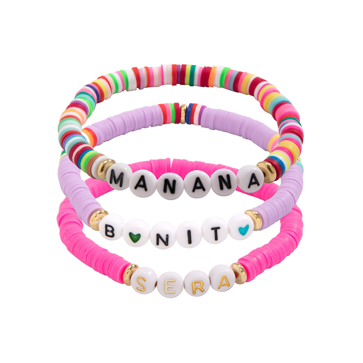 Stackable Colorful Bracelet Set1