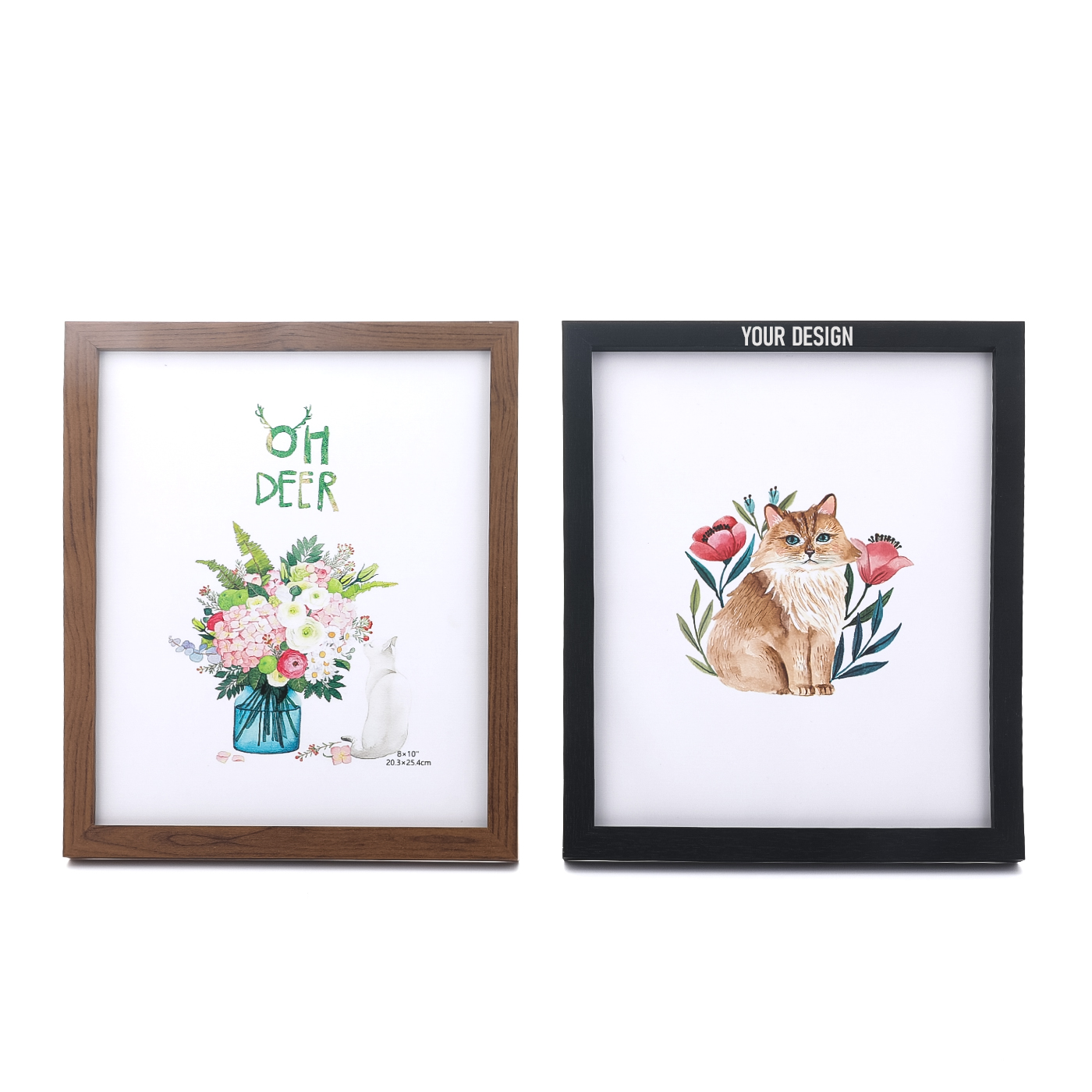 Simple Wooden 10'' Photo Frame