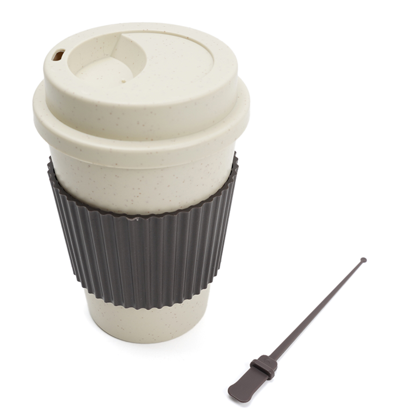 Wheat Straw Leakproof Airtight Coffee Cup2