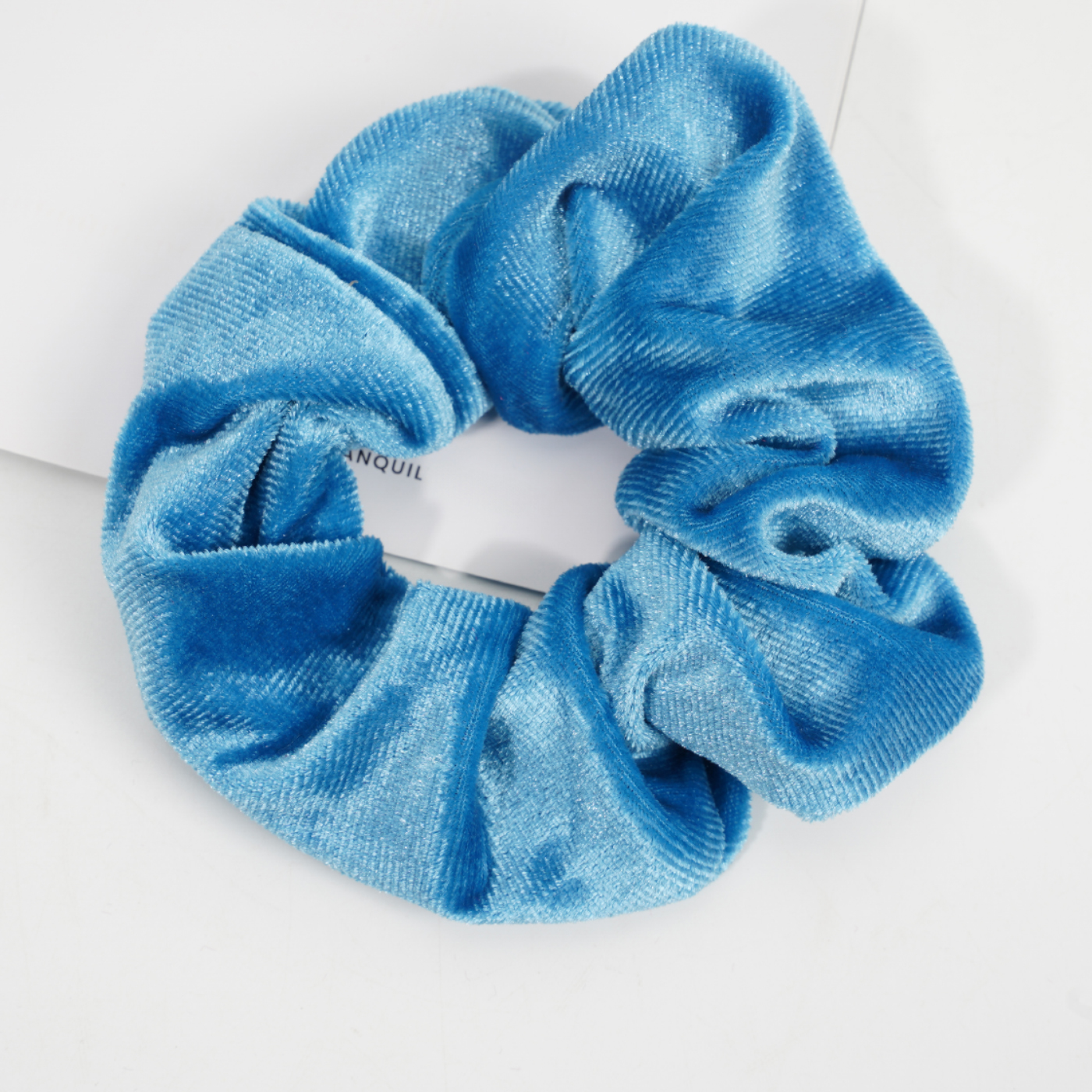 Velvet Hair Scrunchie With Zipper Pocket4