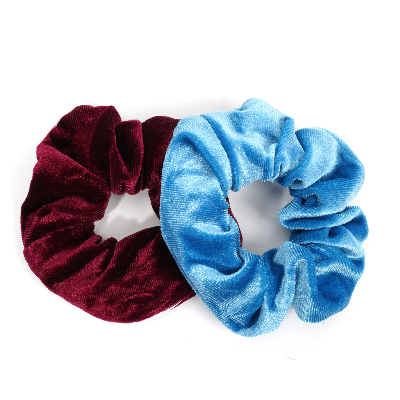 Velvet Hair Scrunchie With Zipper Pocket2
