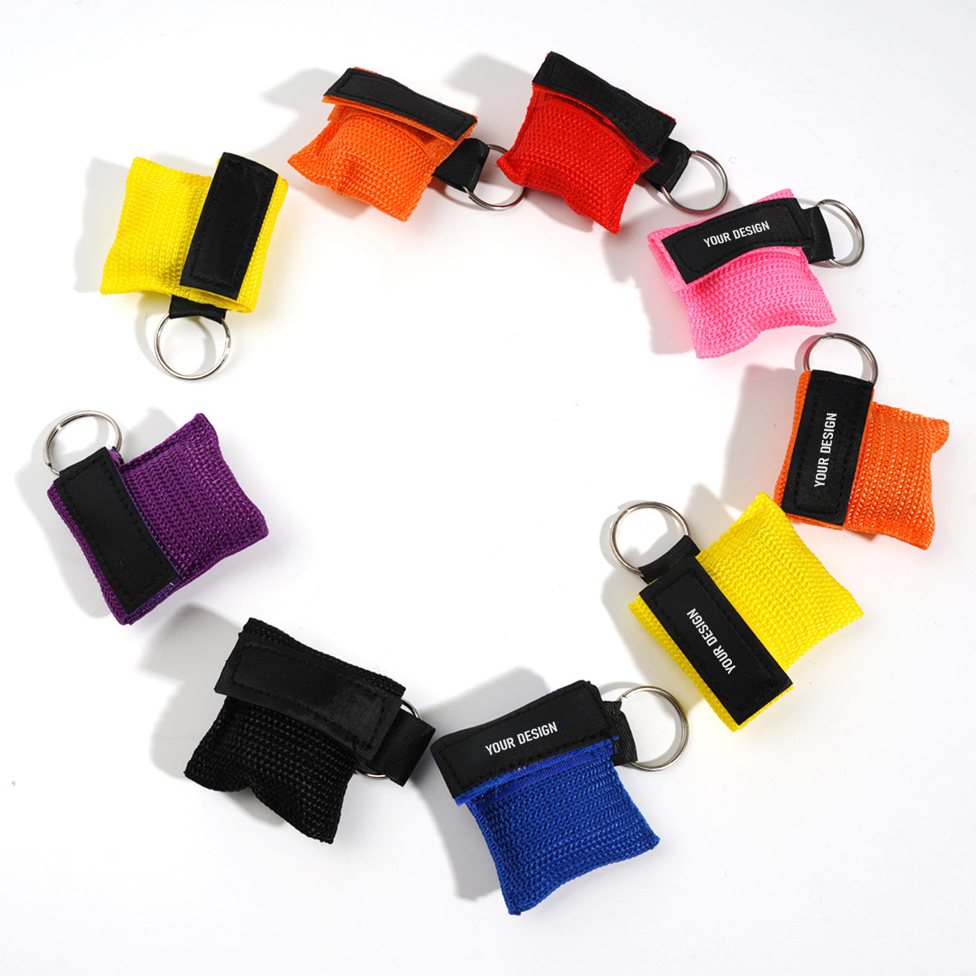 Custom CPR Face Shield With Keychain