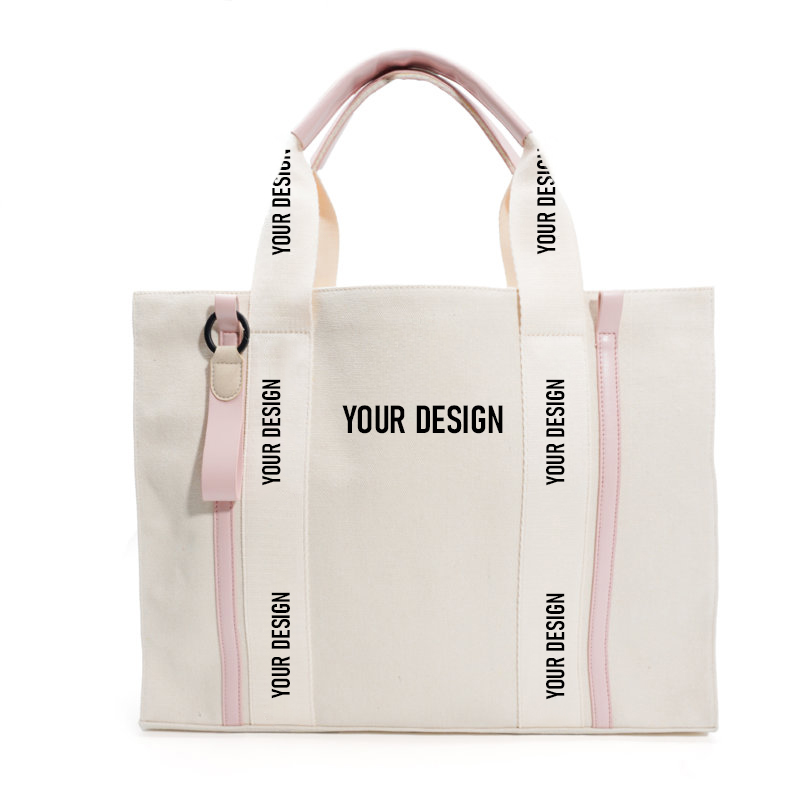 Large Canvas Tote Bag With Handles