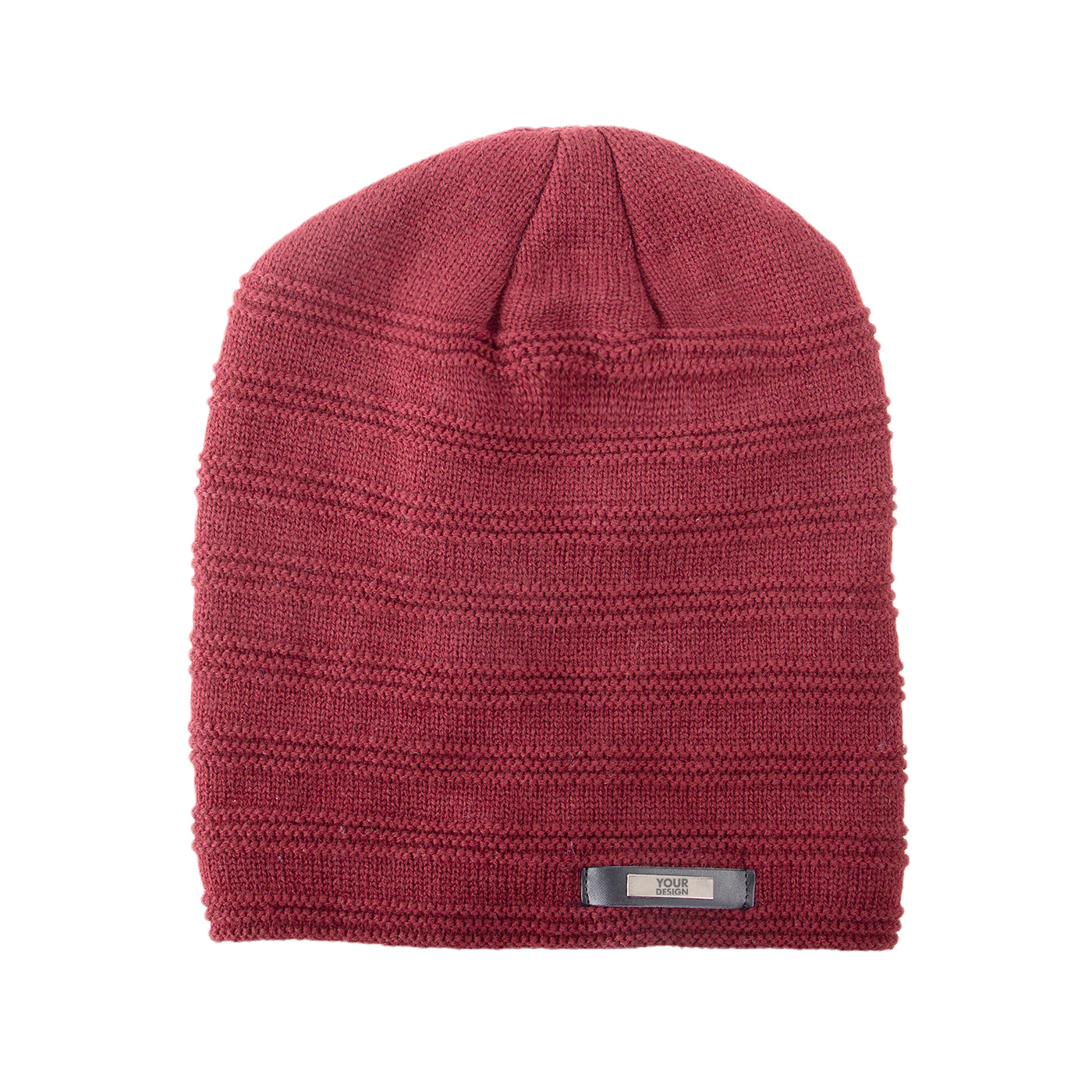 Fuzzy Lined Jacquard Slouchy Beanie1