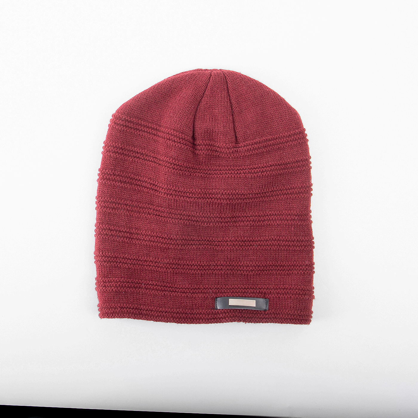 Fuzzy Lined Jacquard Slouchy Beanie4