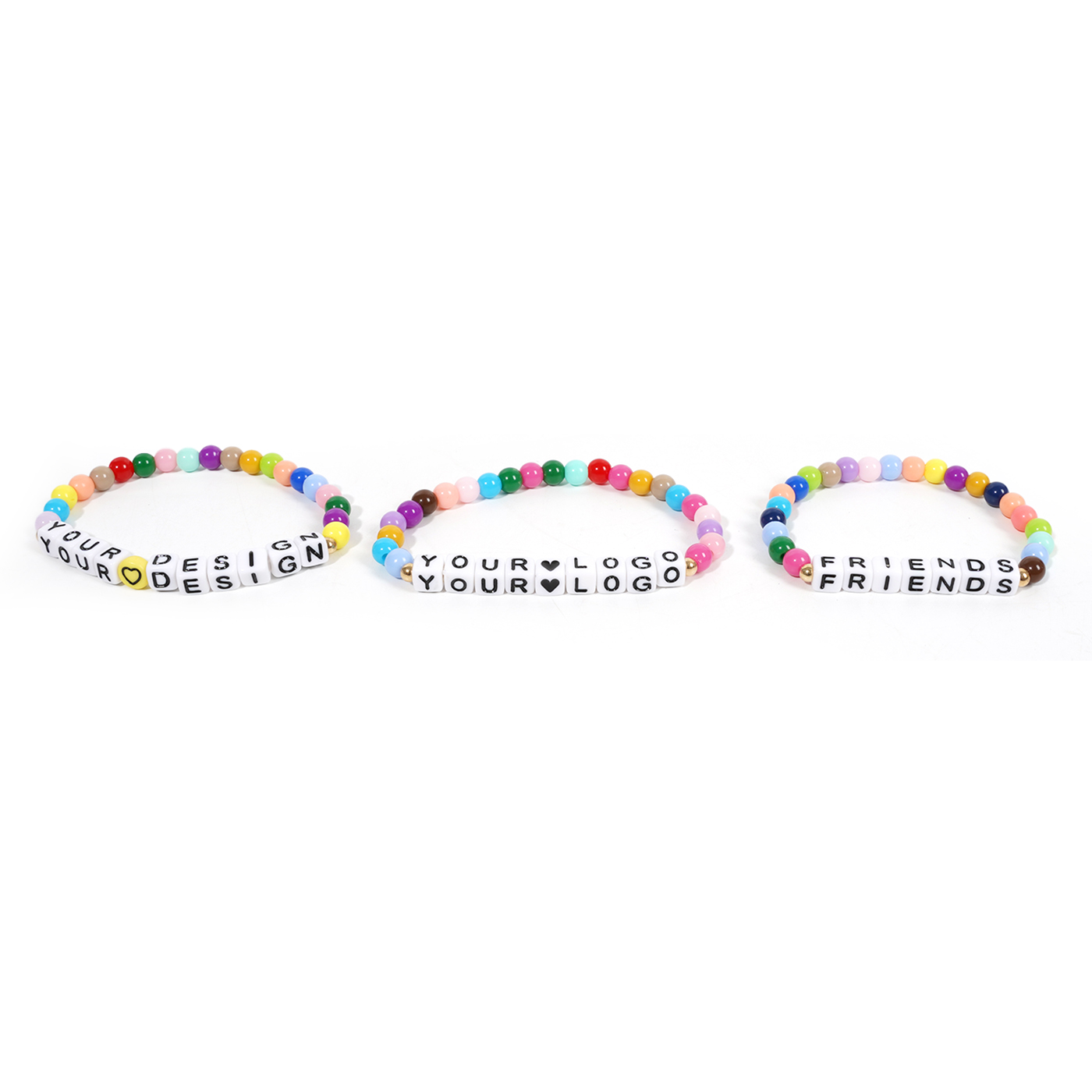 3 Pcs Clay Bead Bracelets Set5