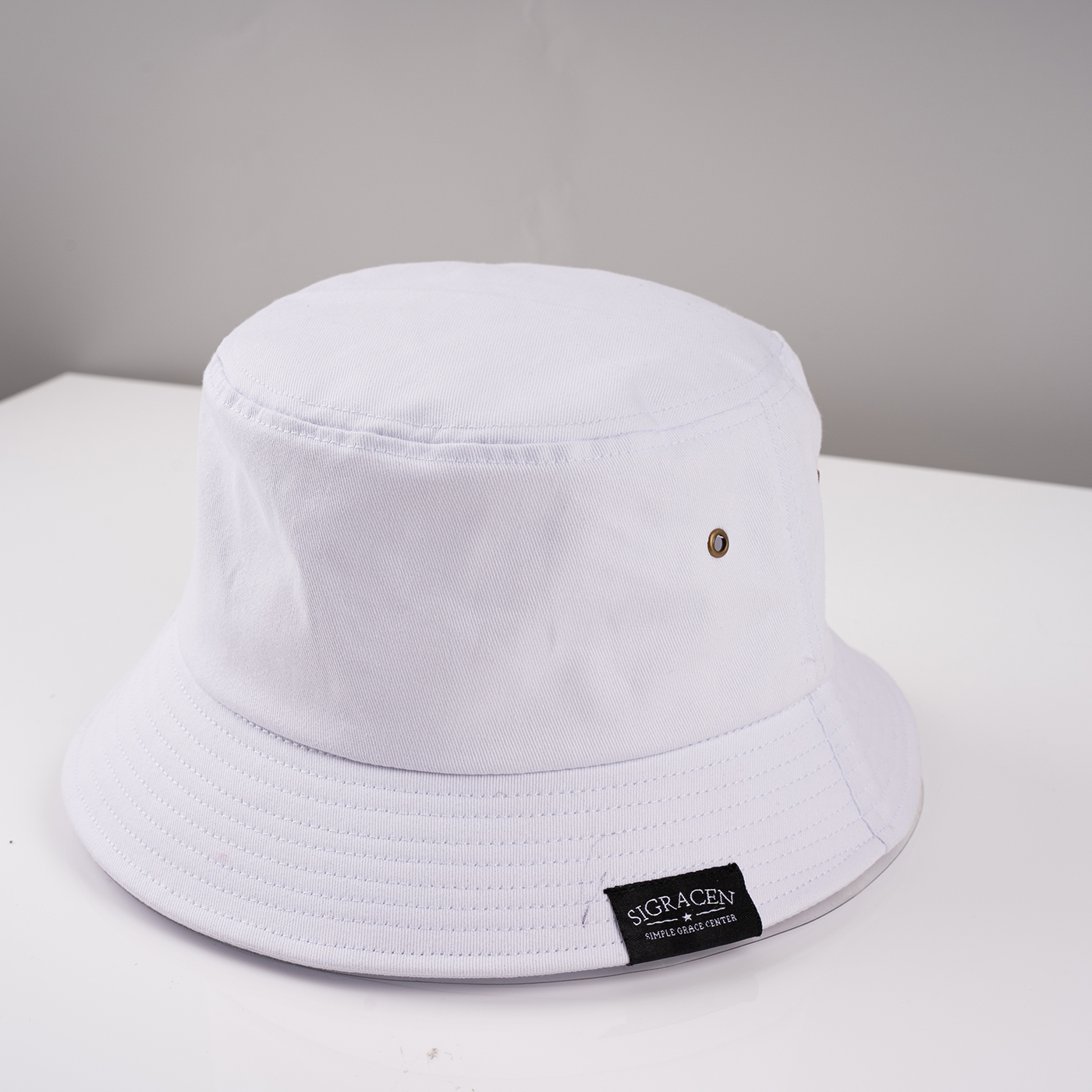 Custom Cotton Metal Eyelet Bucket Hat4