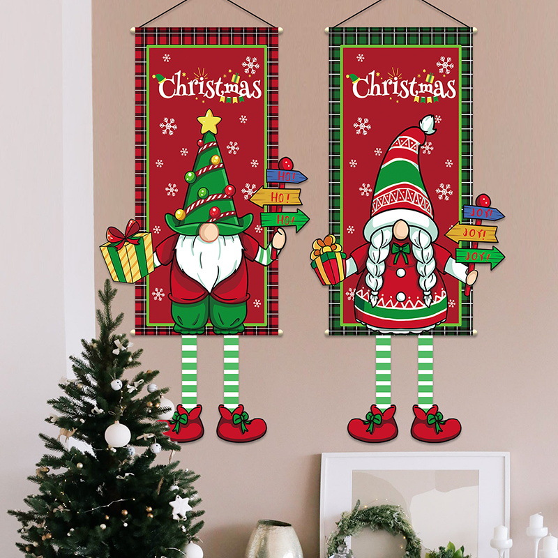 Personalized Hanging Christmas Flag3