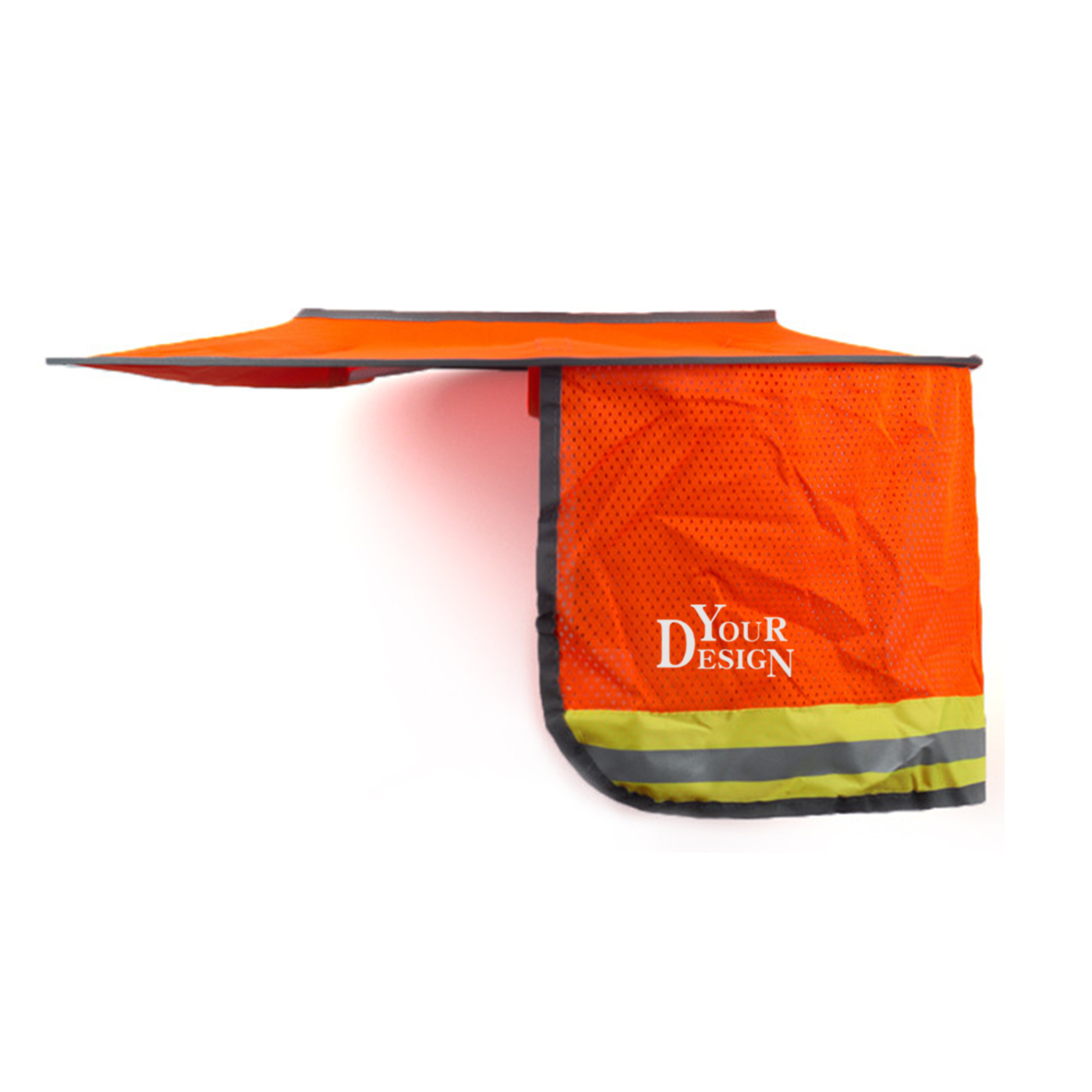 Full Brim Mesh Neck Sunshade Hard Hat1