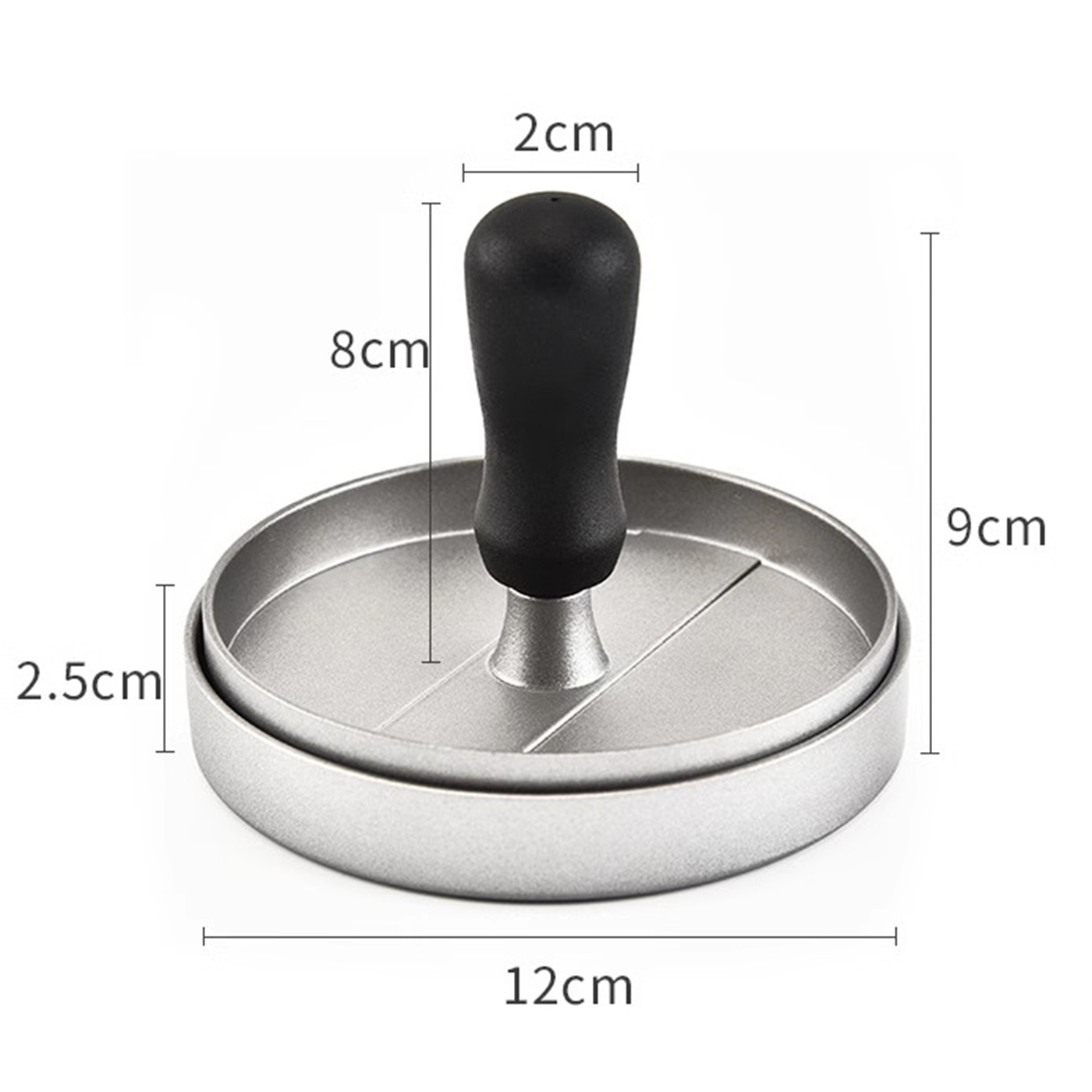 Hamburger Patty Press With Logo2