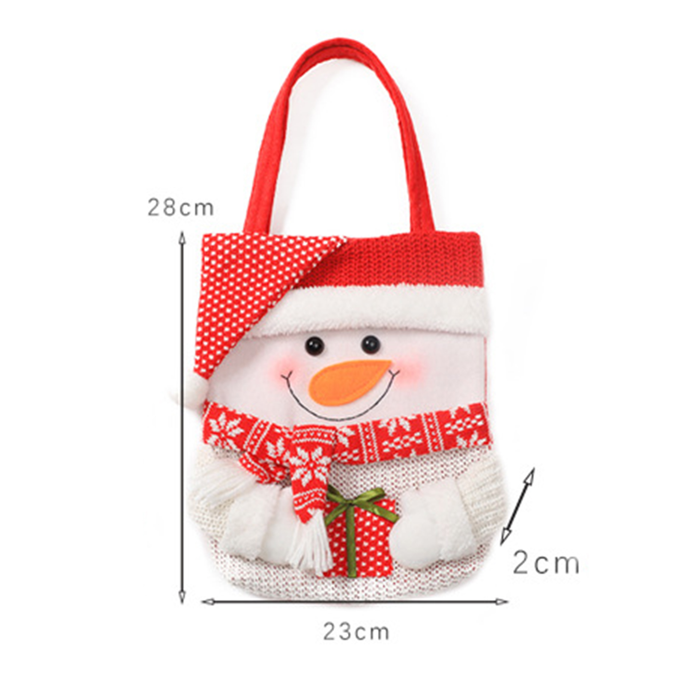 Custom Knitted Christmas Gift Bag1