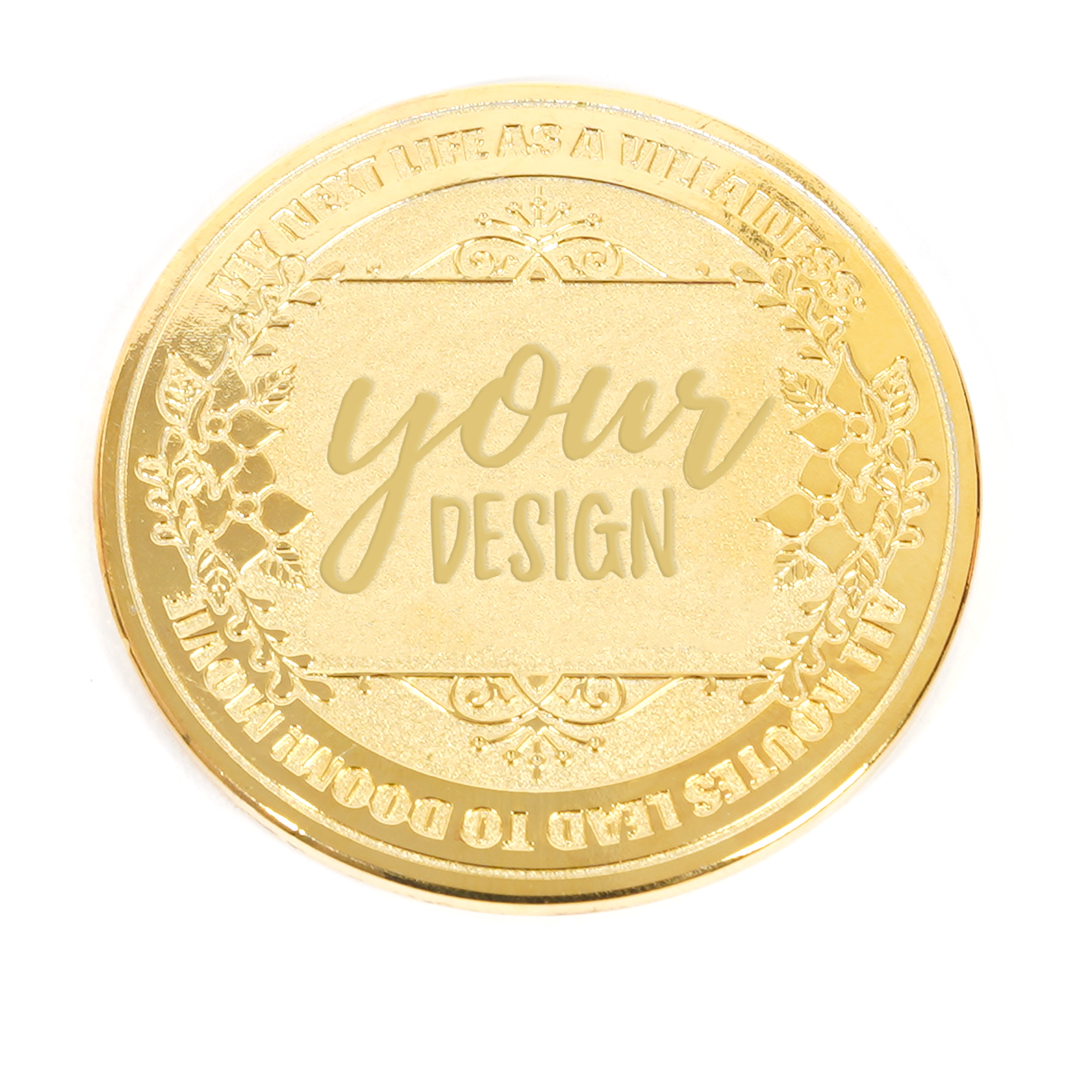 Custom Gold Challenge Coin