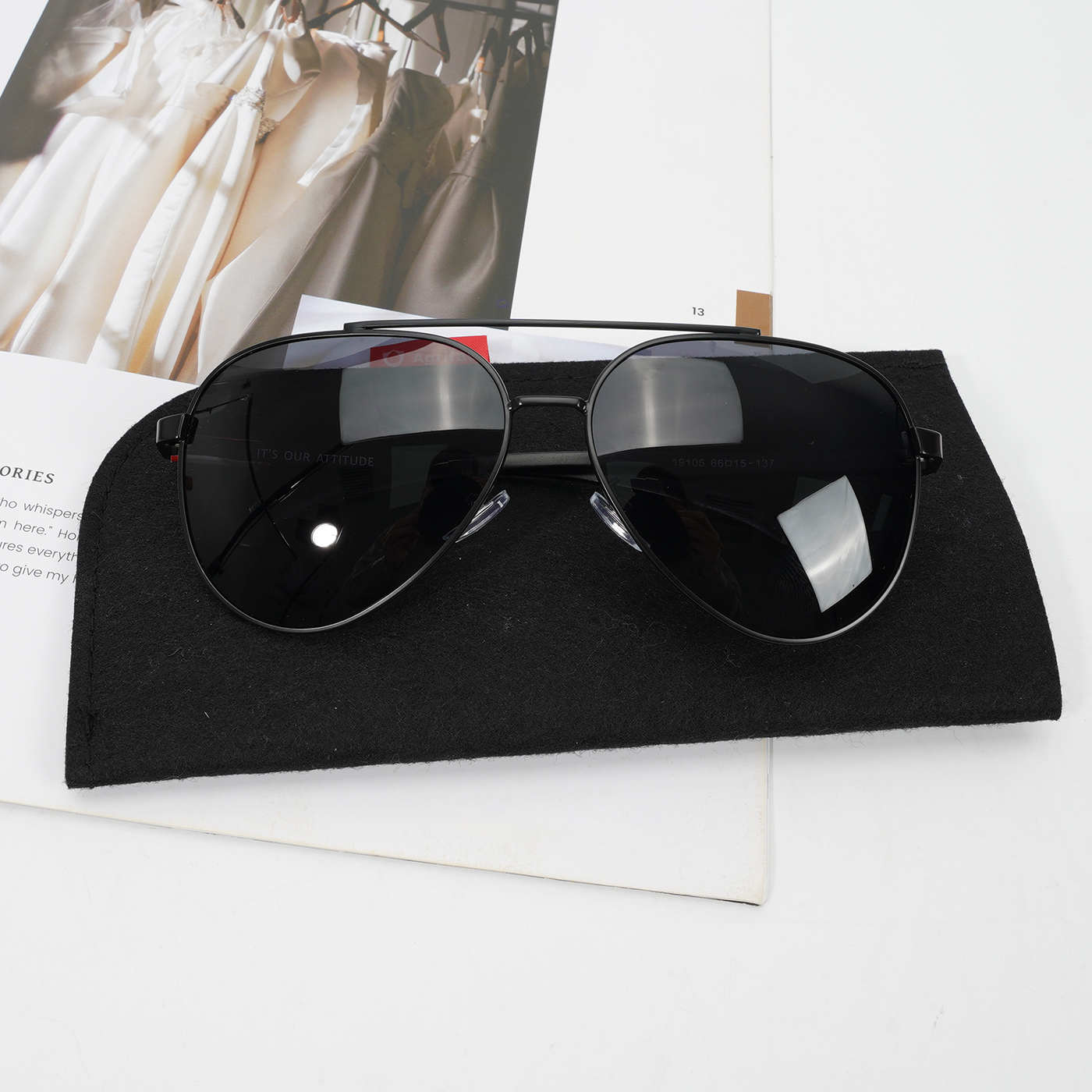 Polarized Sunglasses With Felt Storage Bag