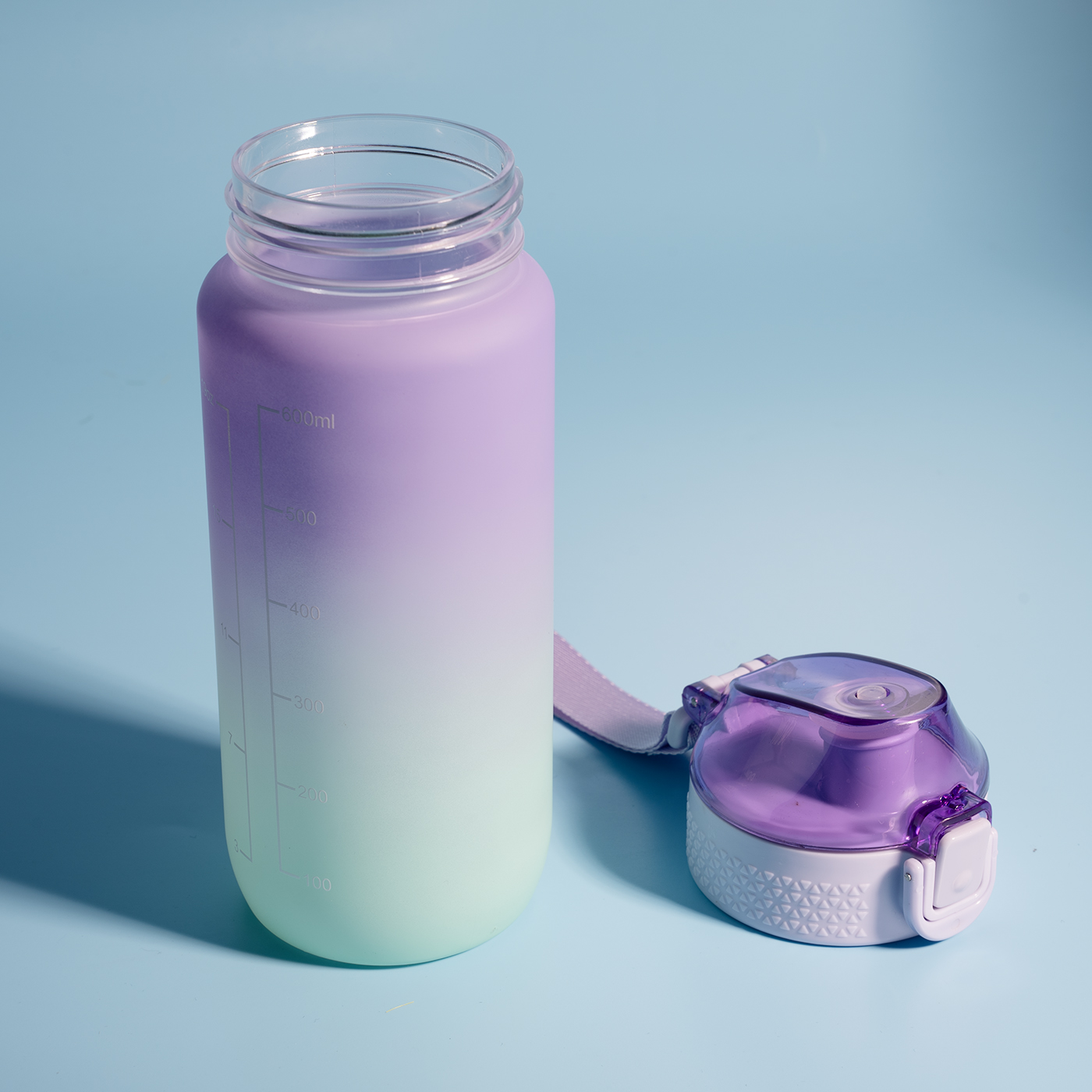 21 oz. Drinking Water Bottle With Time Marker1