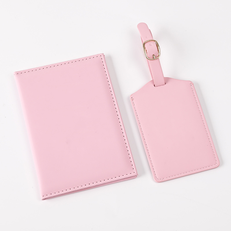 Passport Horder With Luggage Tag Set2