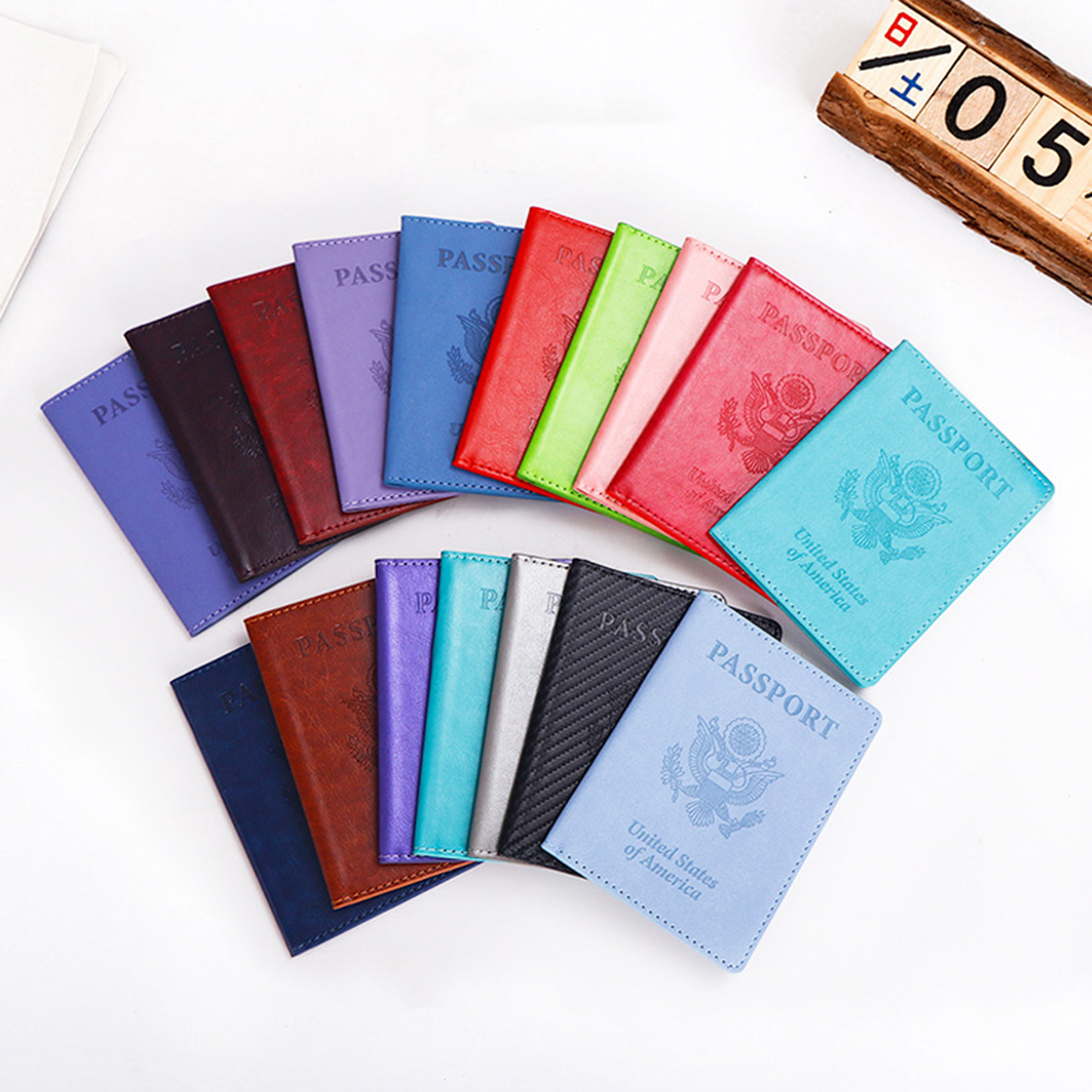 Passport Horder With Luggage Tag Set1