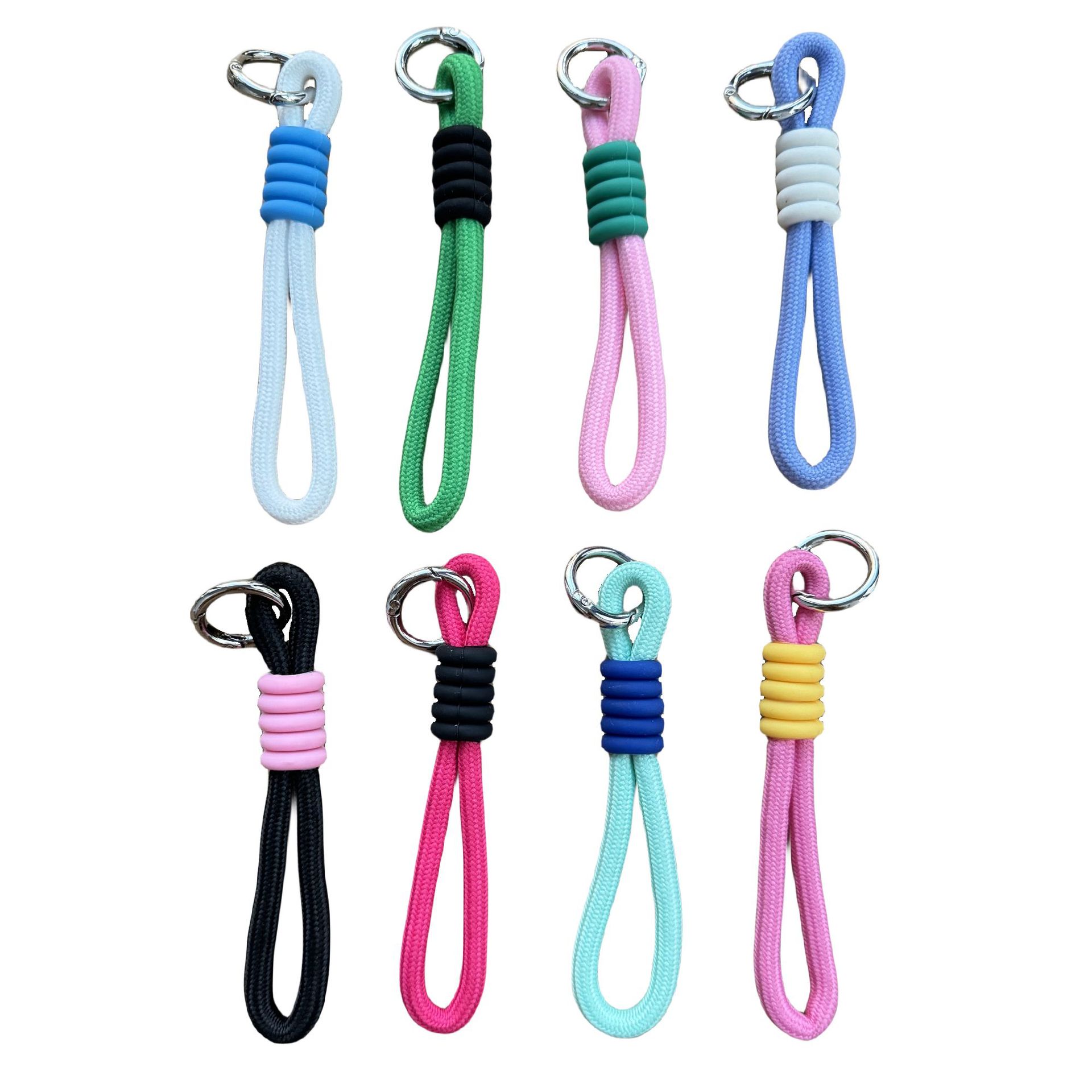 Double Layer Wrist Lanyard Keyring1