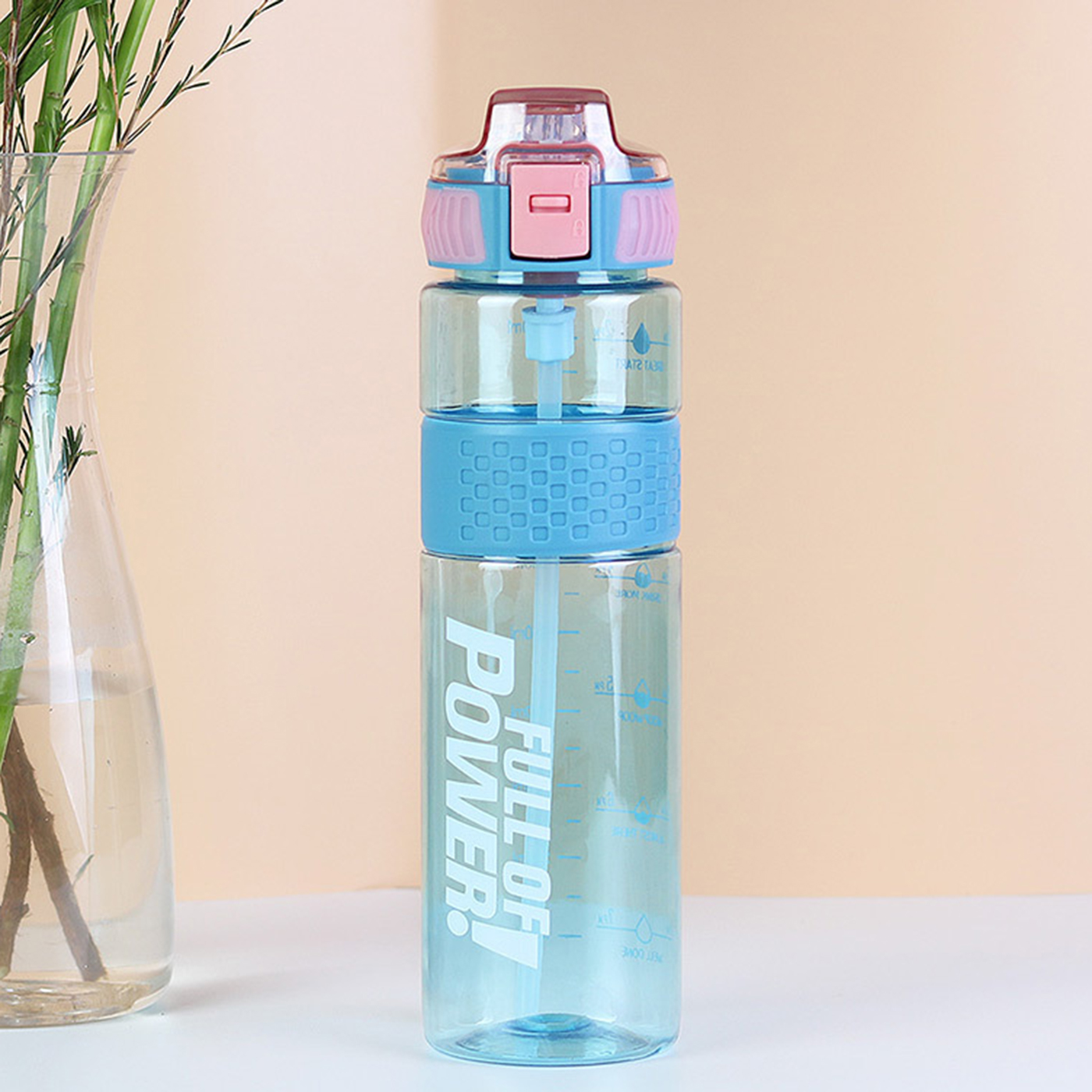 23 oz. Water Bottle With Straw1