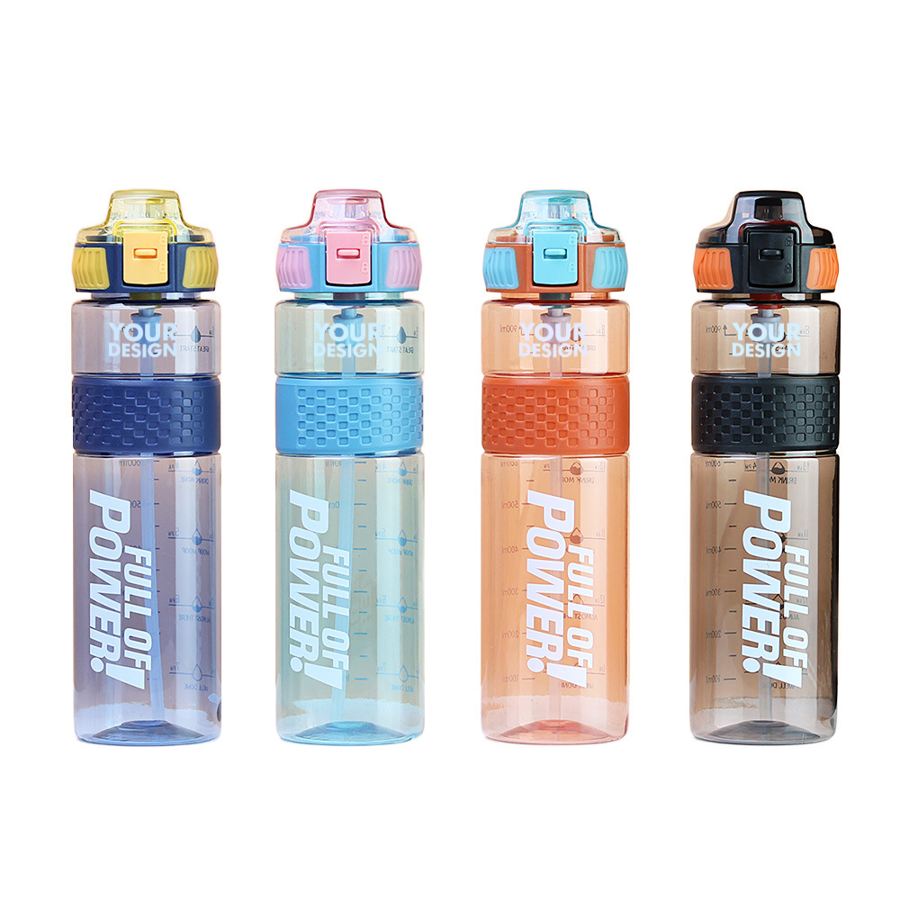 23 oz. Water Bottle With Straw