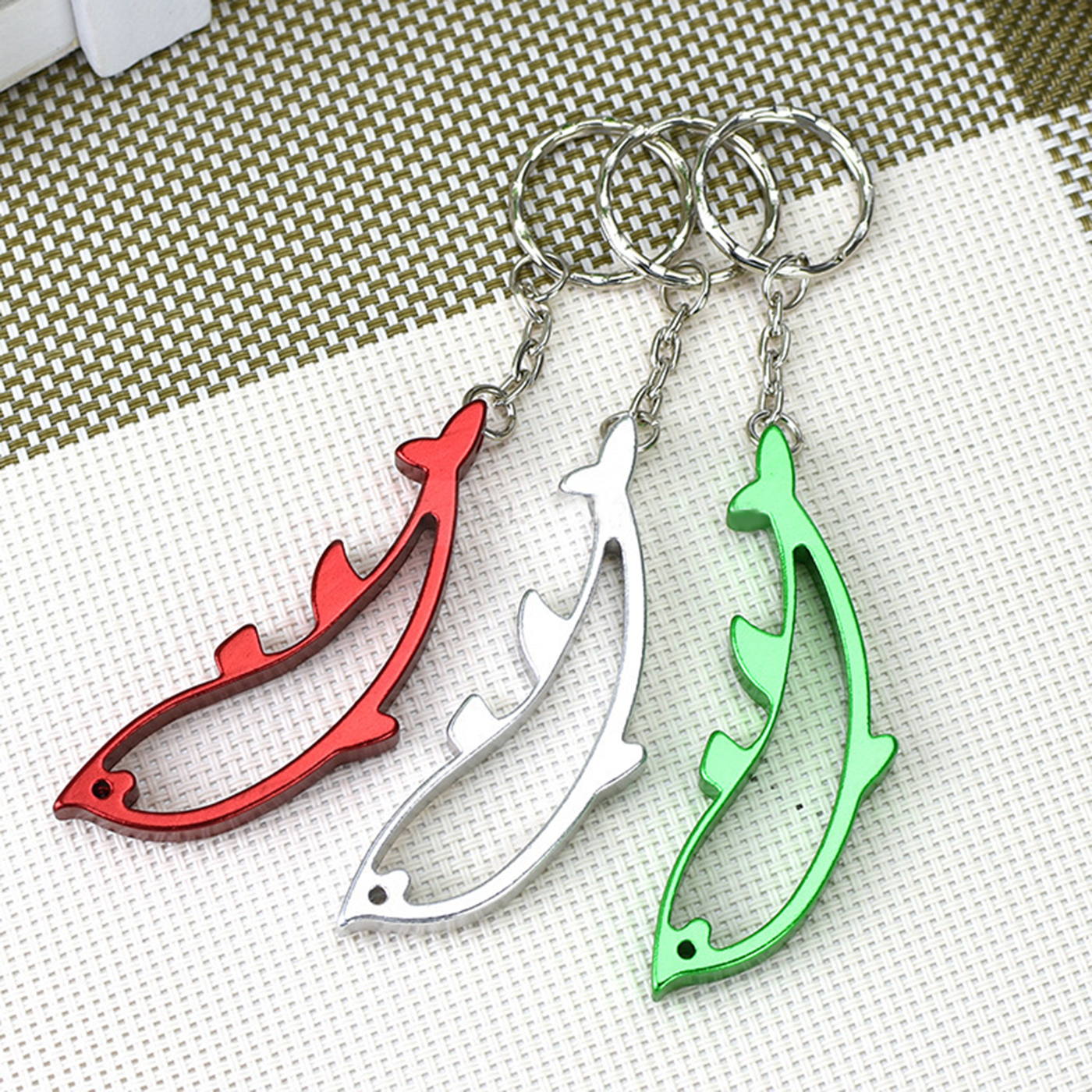 Hollow Dolphin Bottle Opener With Keychain1