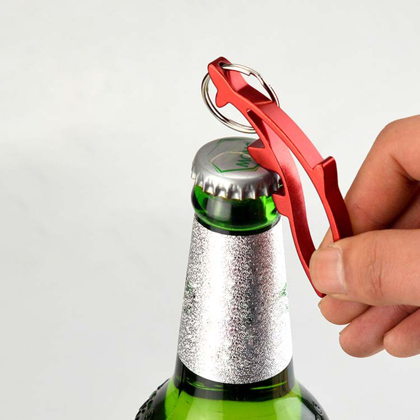 Hollow Dolphin Bottle Opener With Keychain3