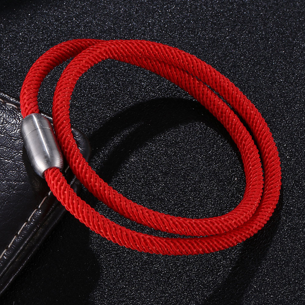 Magnetic Clasp Rope Bracelet1