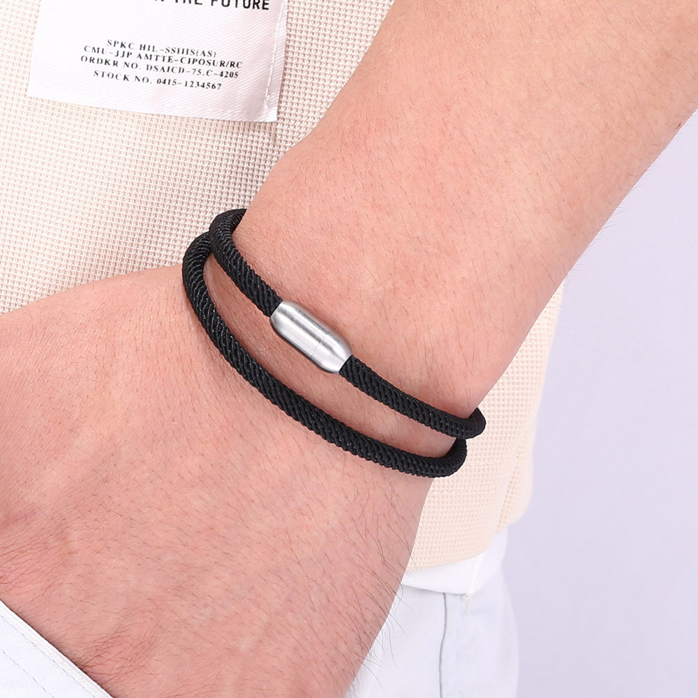 Magnetic Clasp Rope Bracelet2