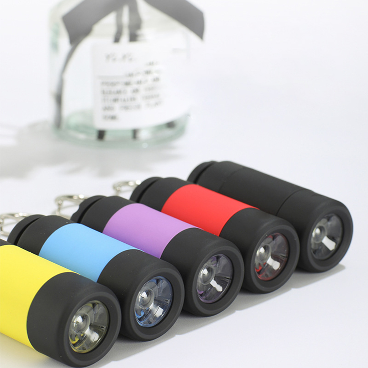 Led Rechargeable Flashlight Keychain1