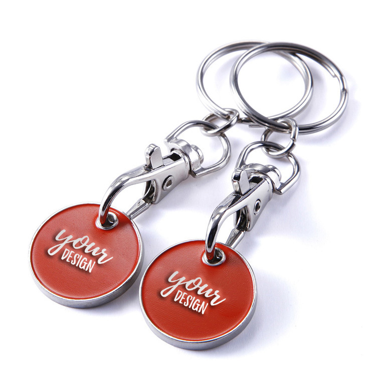 Custom Keyring Shopping Cart Chip