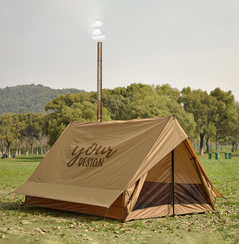 Camping Wall Tent With Stove Jack