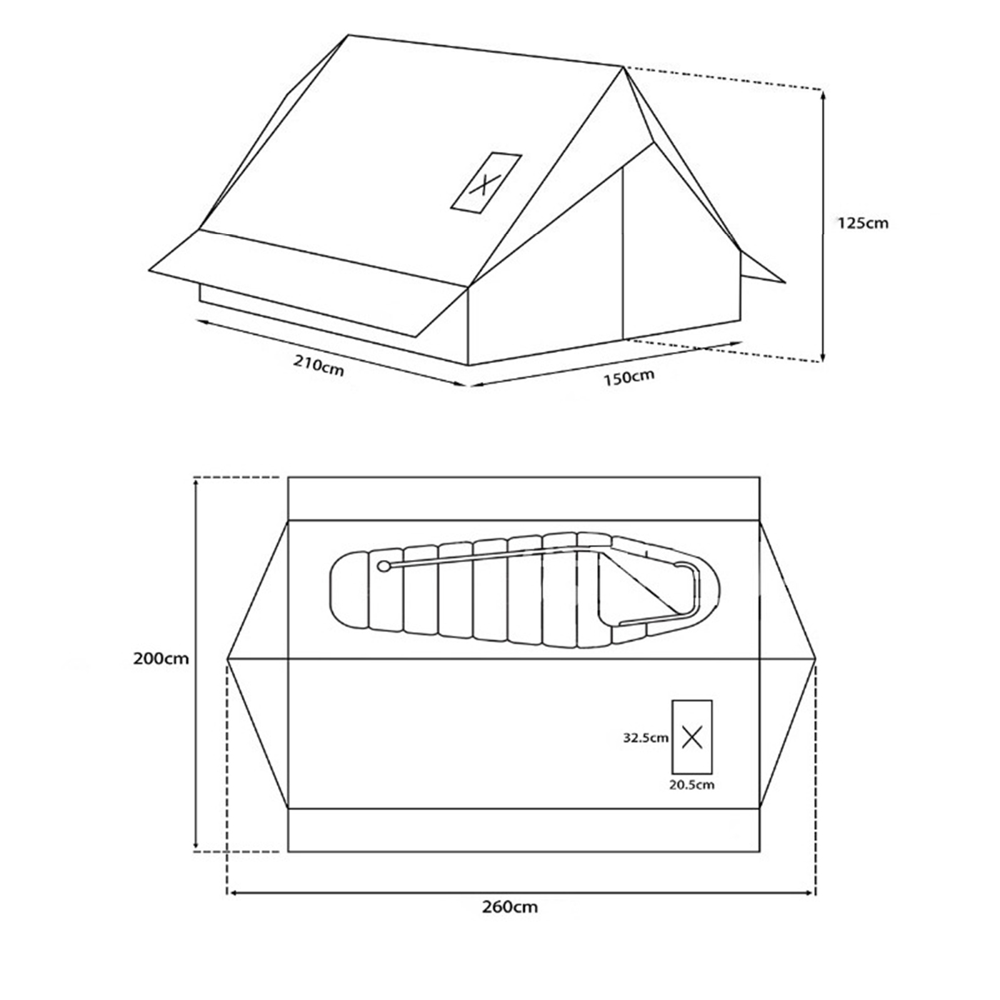 Camping Wall Tent With Stove Jack3