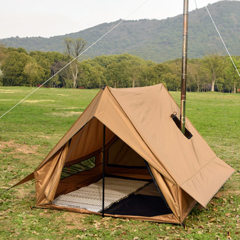 Camping Wall Tent With Stove Jack1