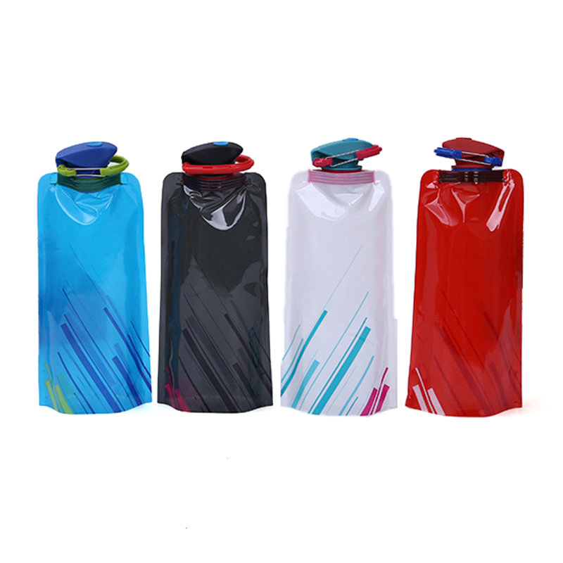 PE Foldable Sports Water Bottle