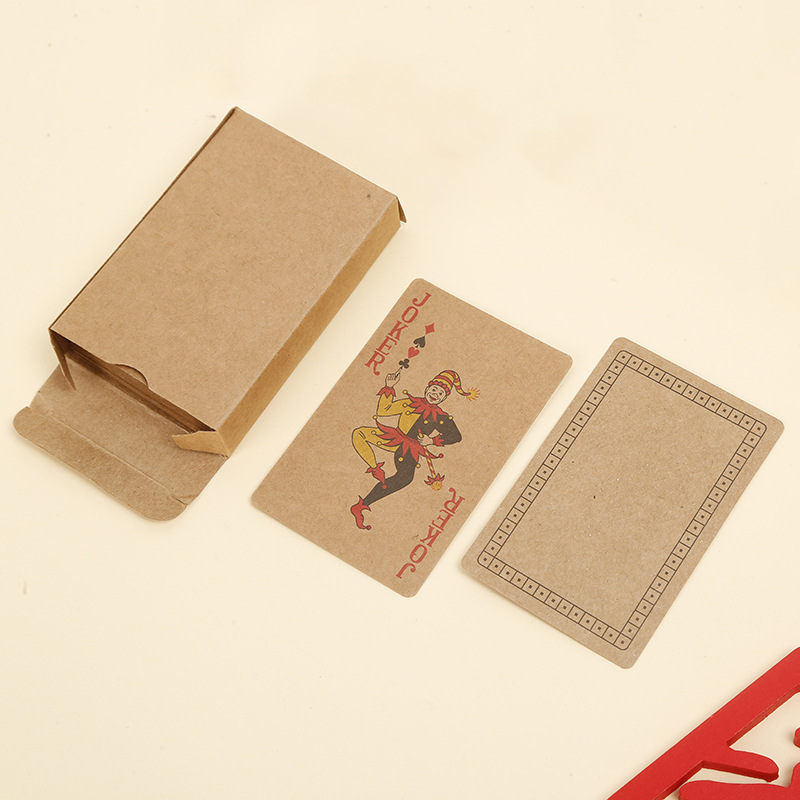 Promotional Kraft Paper Playing Cards2