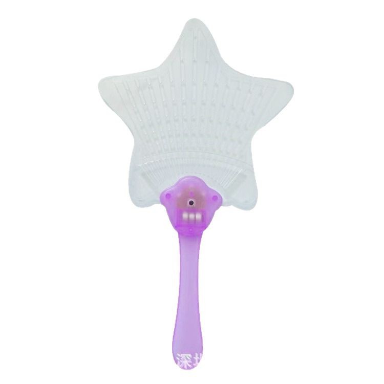 LED Light Up Flashing Flat Hand Fan1