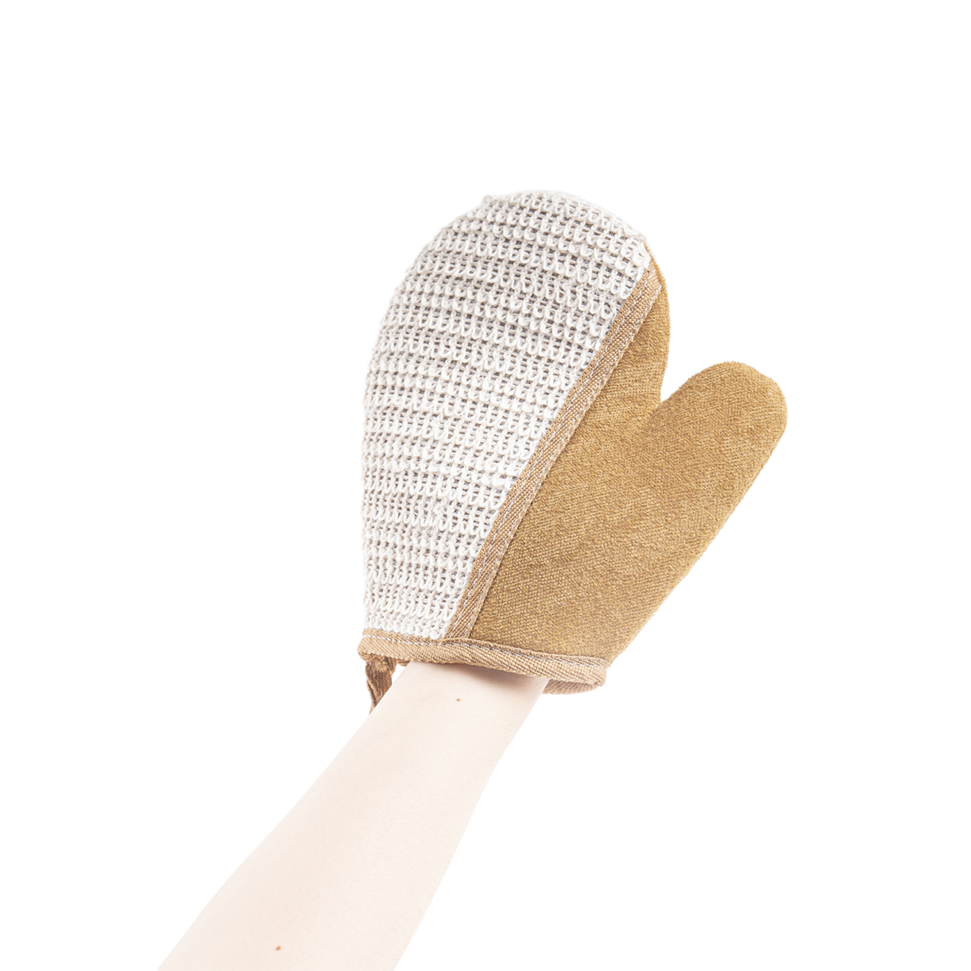 Custom Sisal Deep Cleaning Bath Glove1