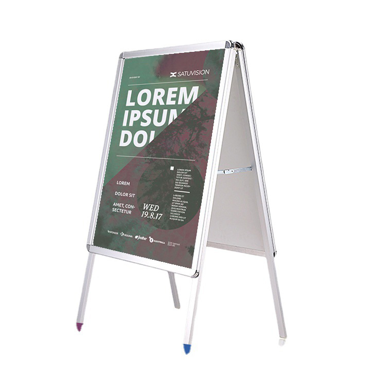Double Sided Aluminium Poster Display Stand