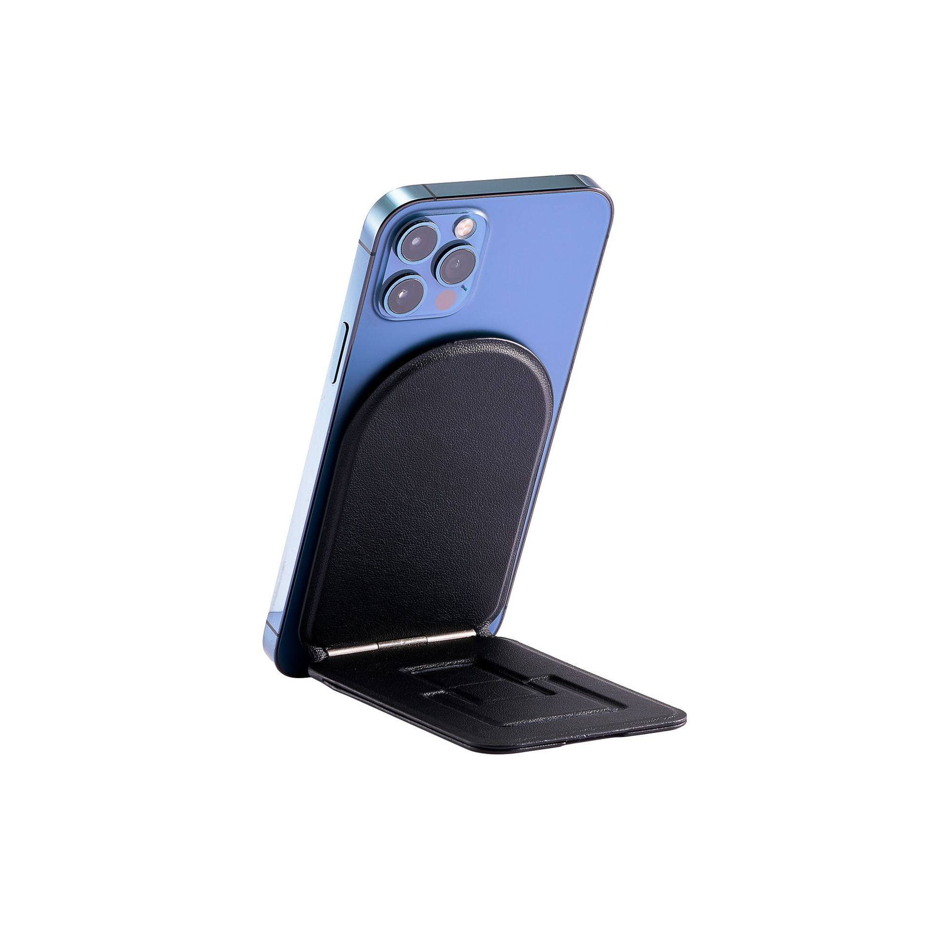 Magnetic Leather Holder Stand Phone Tripod3
