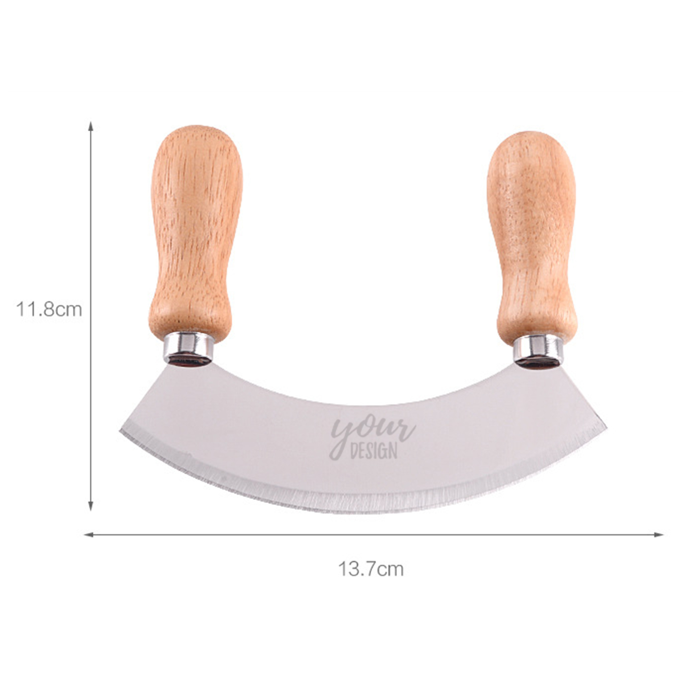 Stainless Steel Mezzaluna Chopper2