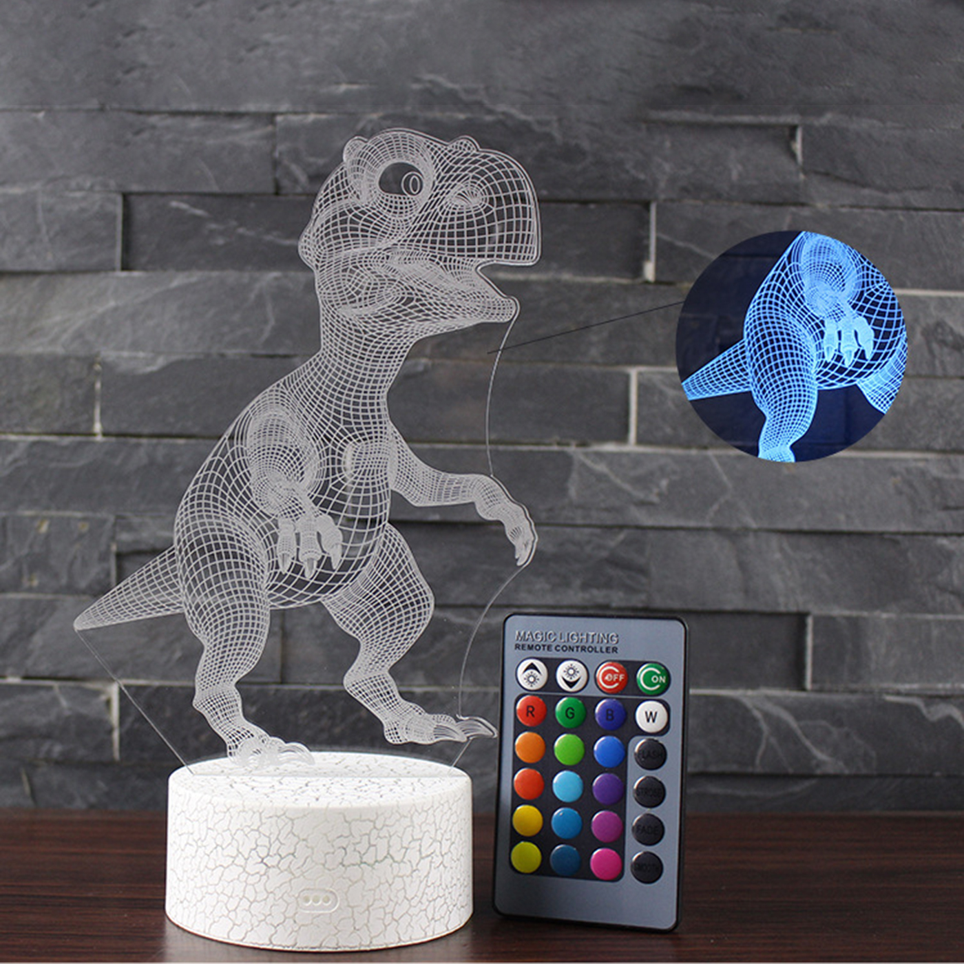 3D Touch Remote LED Night Light2