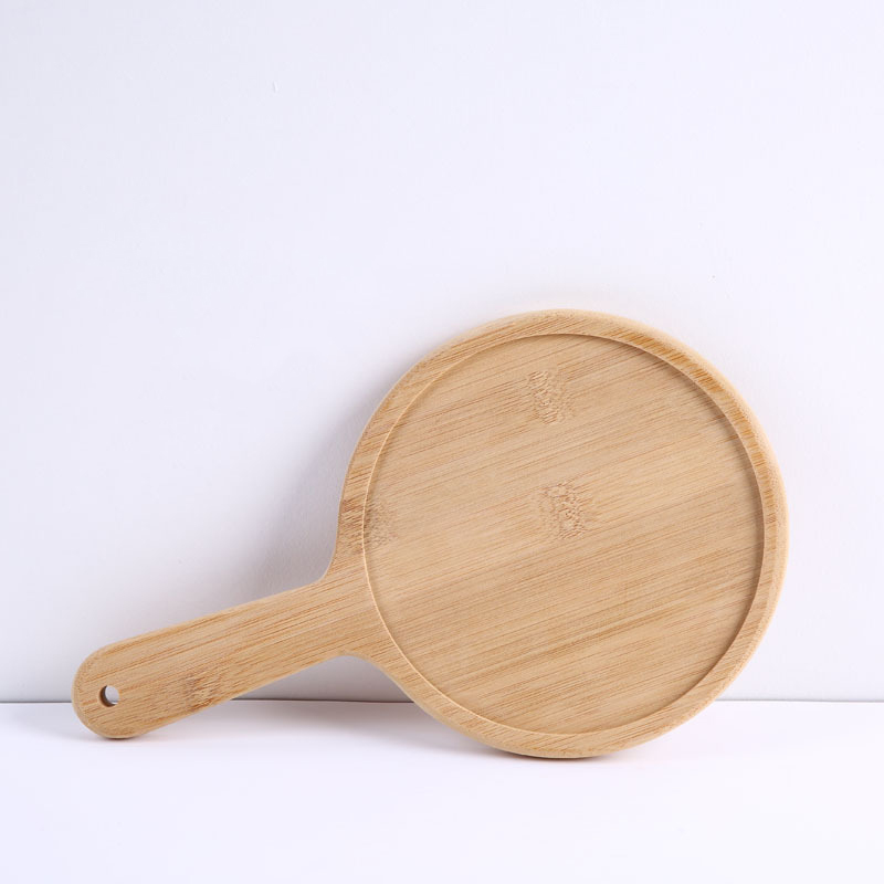 Round Serving Solid Bamboo Pizza Tray3