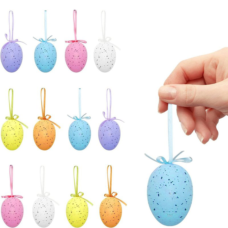 Outdoor Hanging Easter Eggs