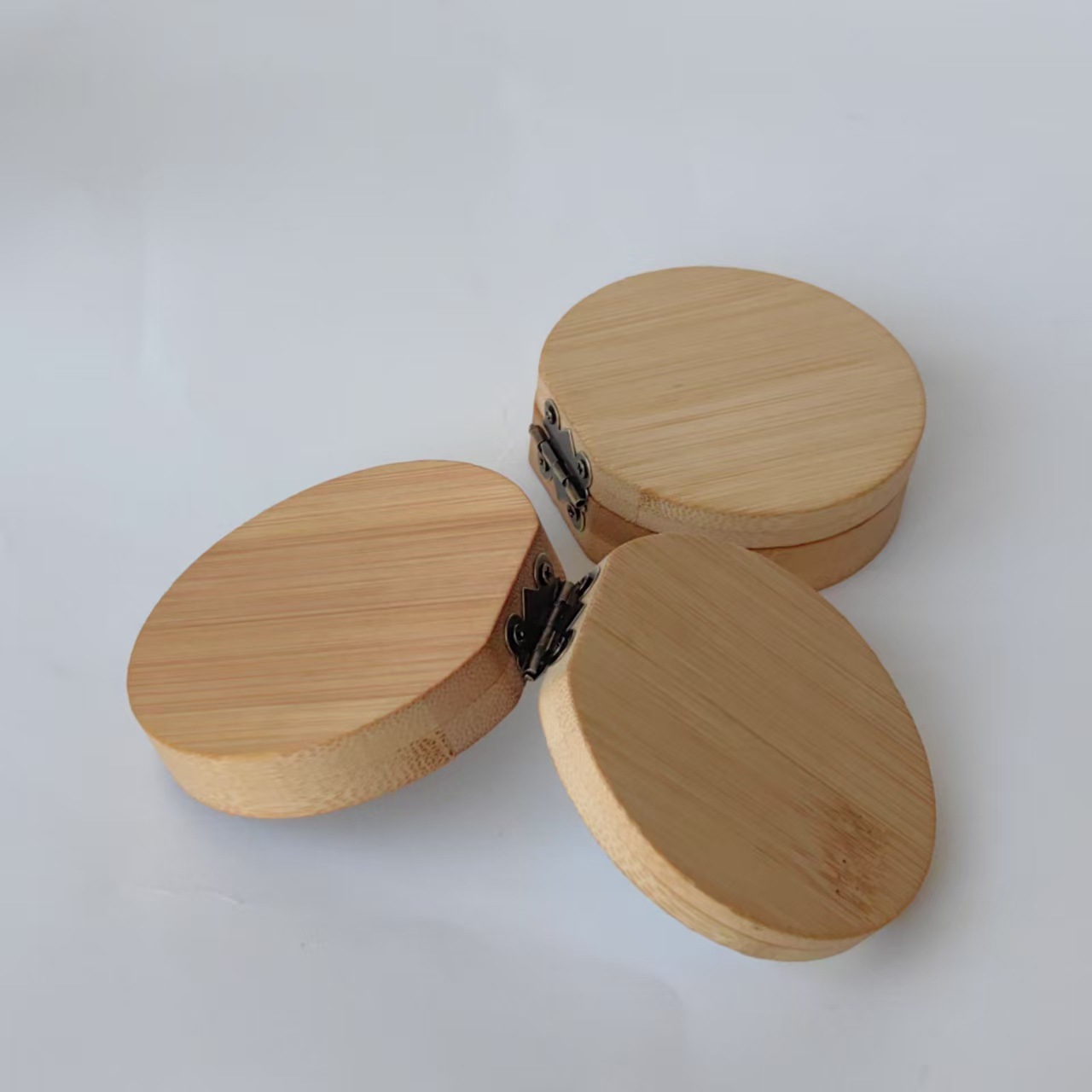 Bamboo Travel Jewelry Box With Mirror2